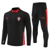 Portugal Training Sweatshirts Quarter-zip 2025-26 Schwarze Für Herren